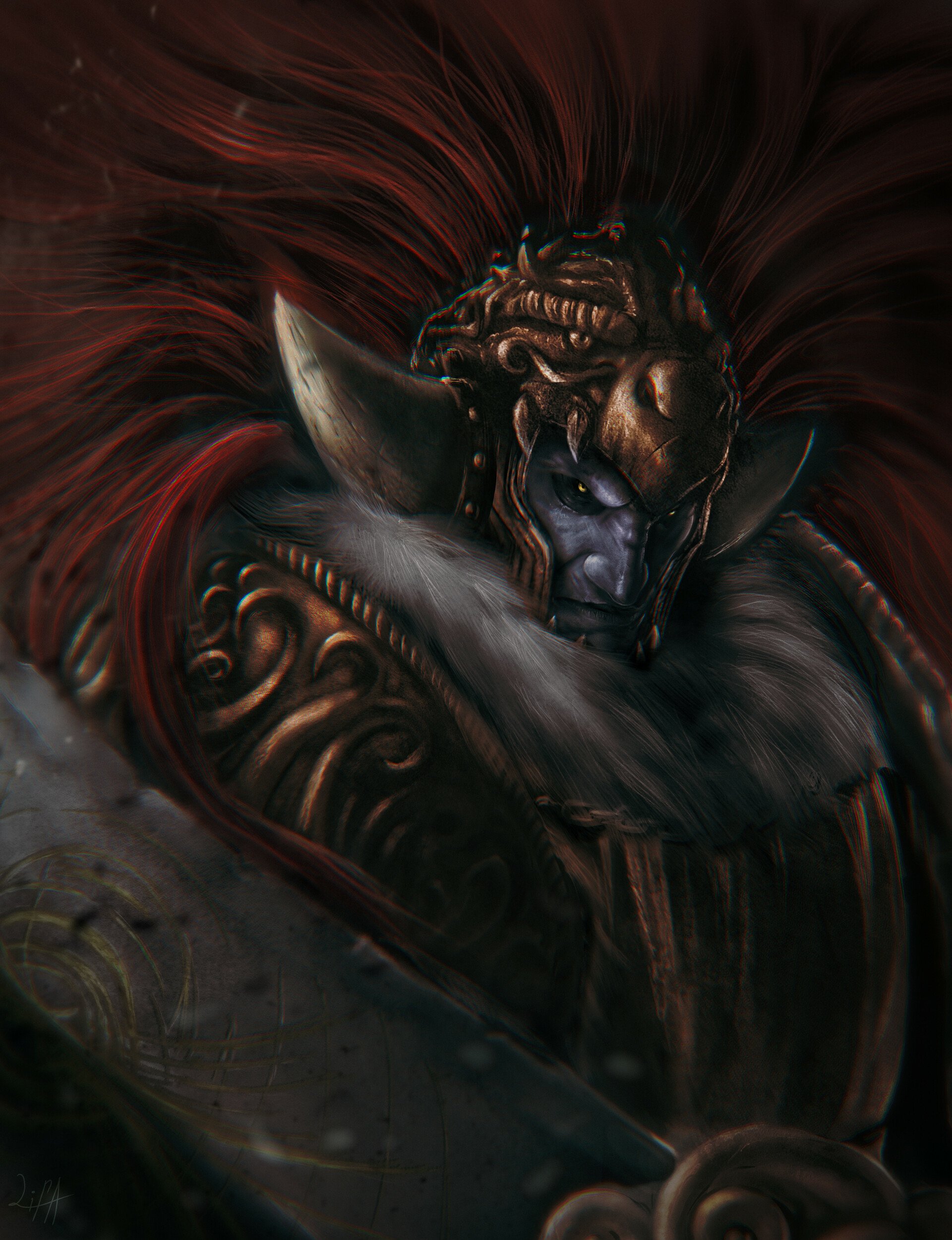 Download Starscourge Radahn Video Game Elden Ring Art