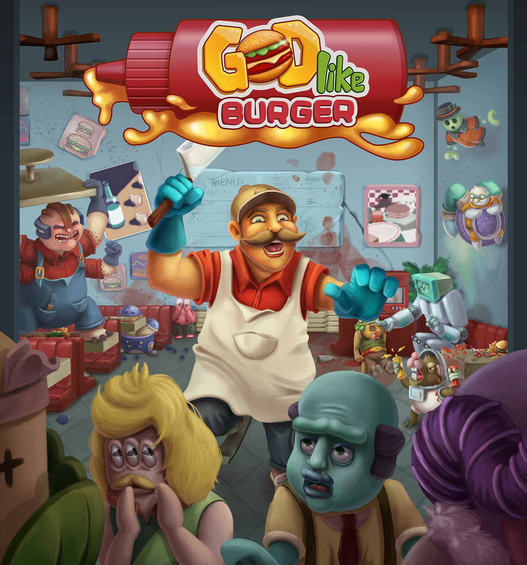 Download Video Game Godlike Burger Art
