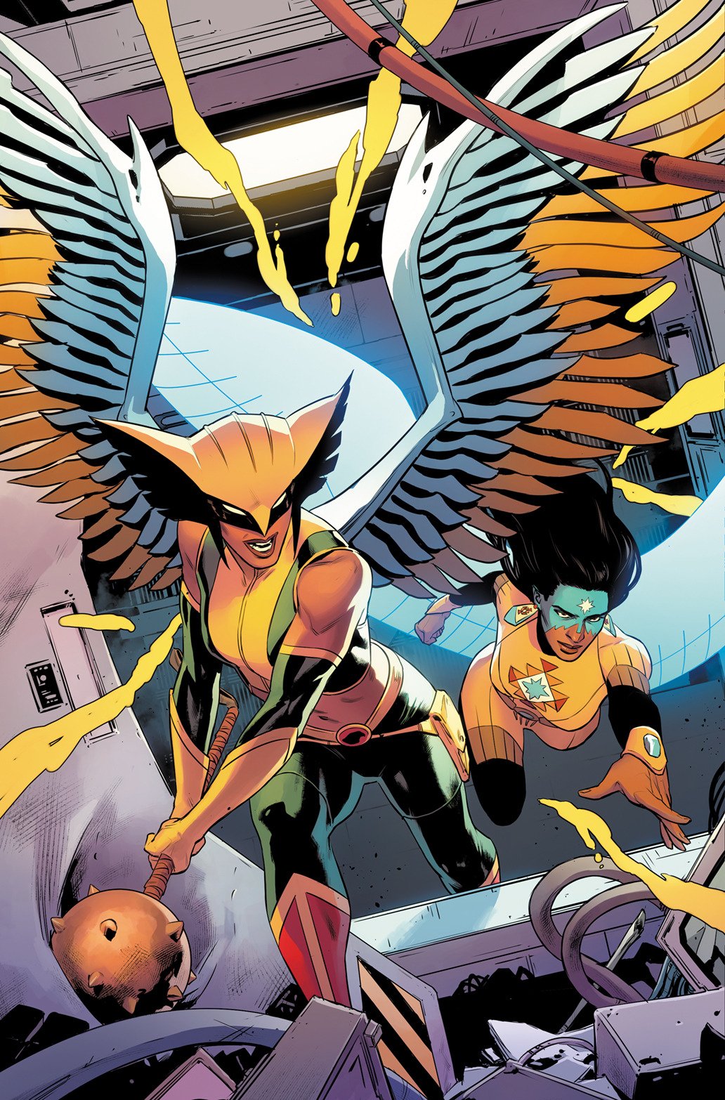 Download Dawnstar Kendra Sanders Hawkgirl (DC Comics) Comic Justice League Vs. The Legion Of Super-Heroes Art