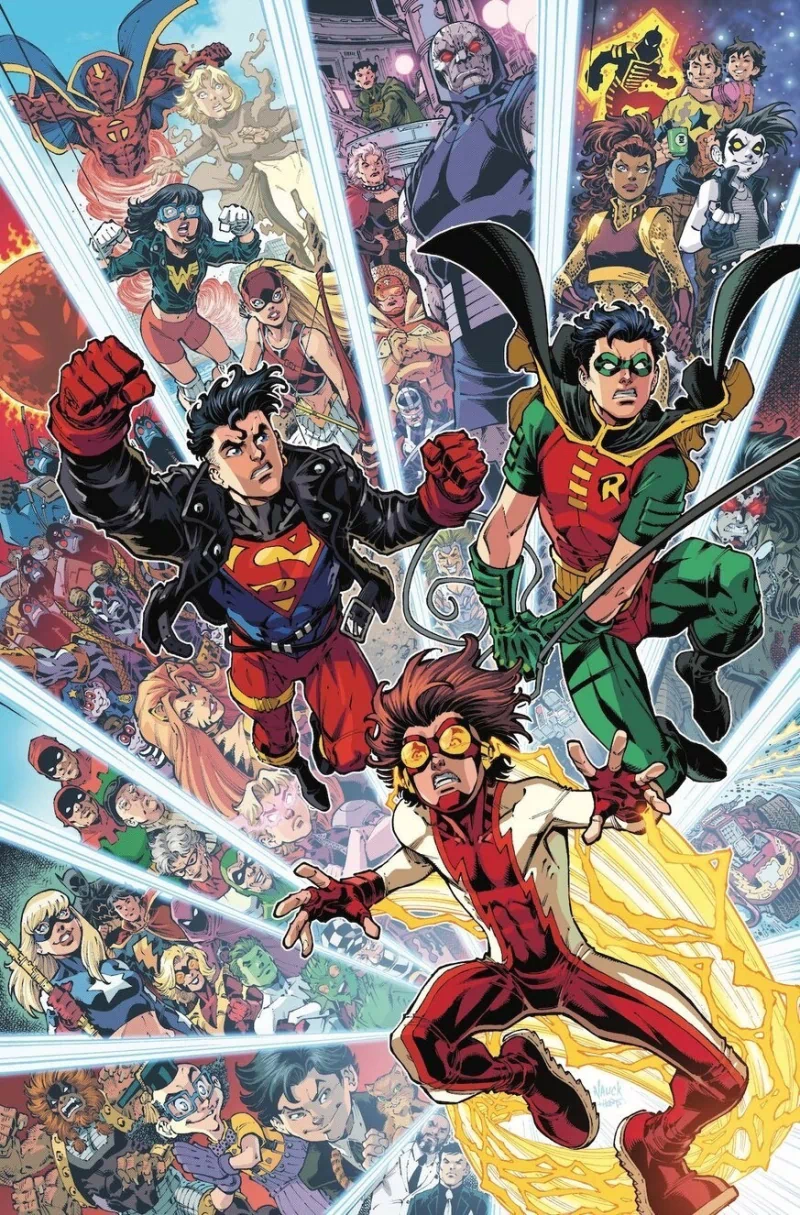 Bart Allen Impulse (DC Comics) Conner Kent Superboy Comic Young Justice Image