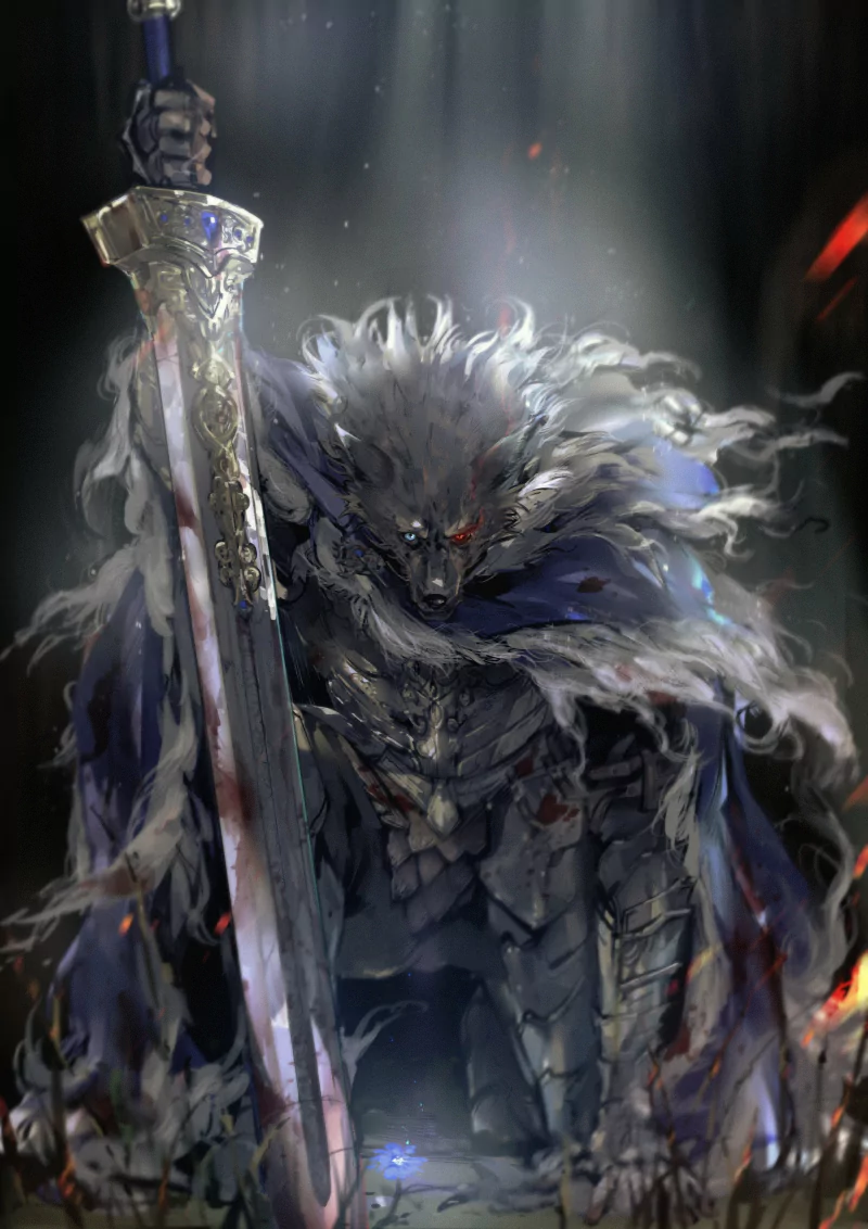 Blaidd the Half-Wolf video game Elden Ring Image