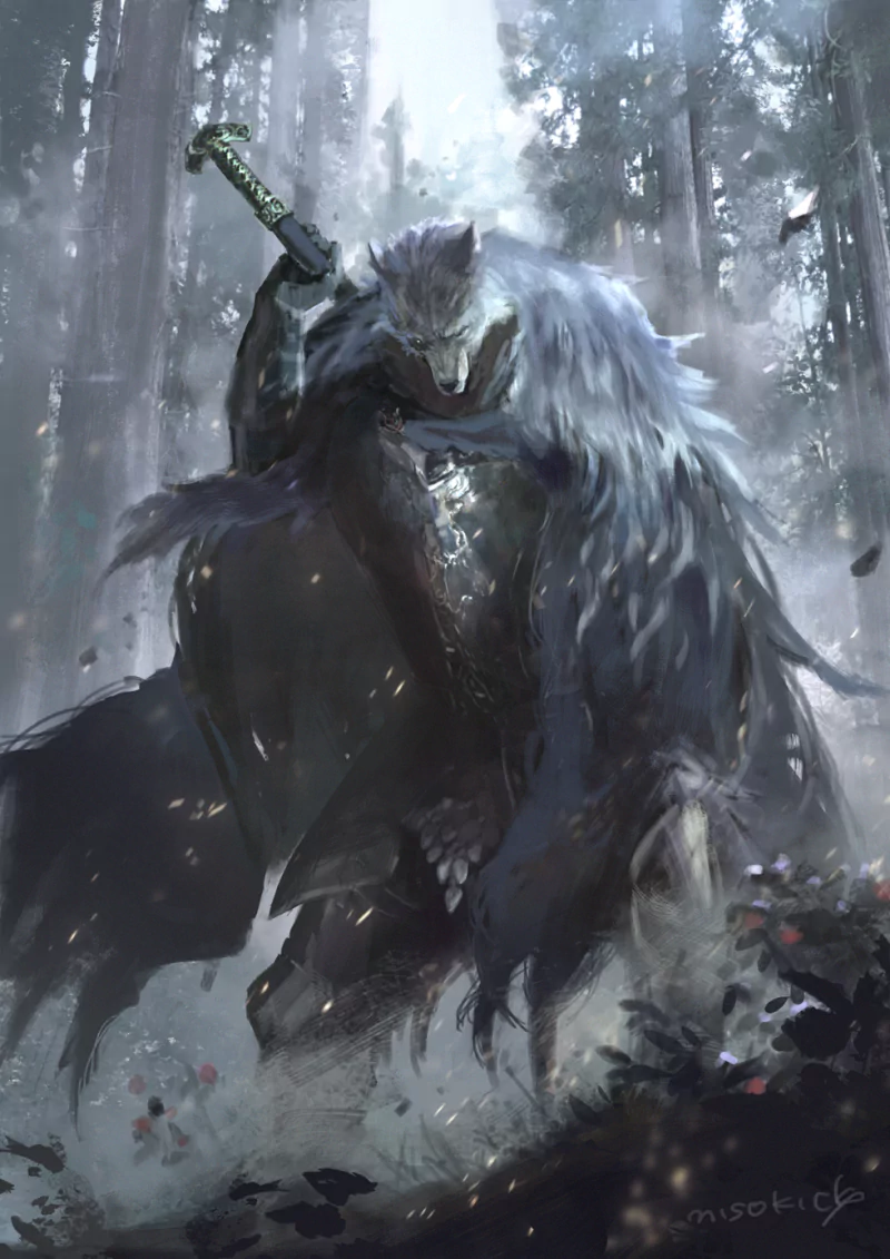 Blaidd the Half-Wolf video game Elden Ring Image
