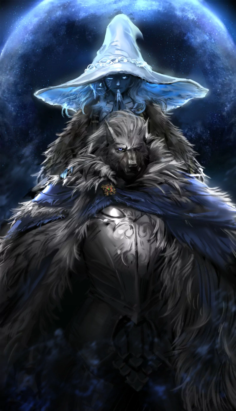 Blaidd the Half-Wolf Ranni the Witch video game Elden Ring Image