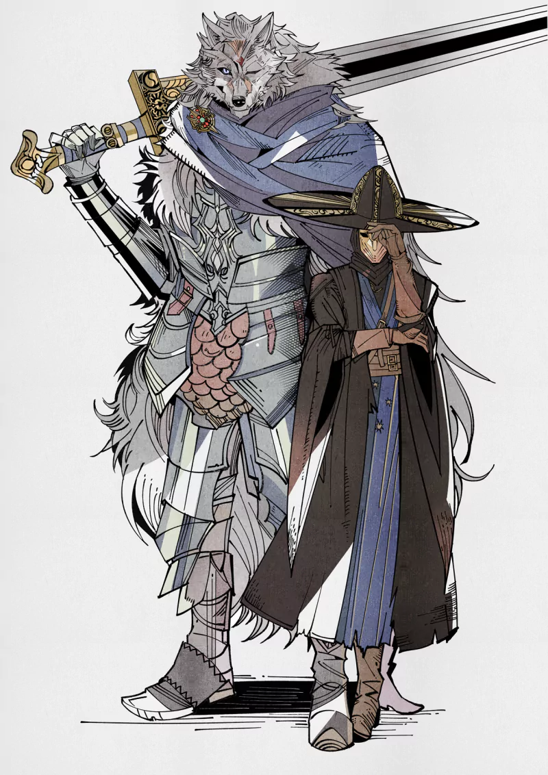 Blaidd the Half-Wolf video game Elden Ring Image