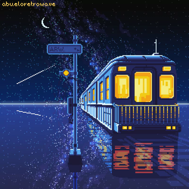 Train Ride by AbueloRetroWave