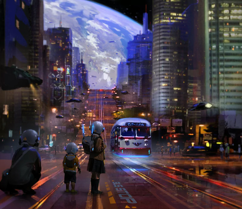  star city - bus stop by JC Jongwon Park