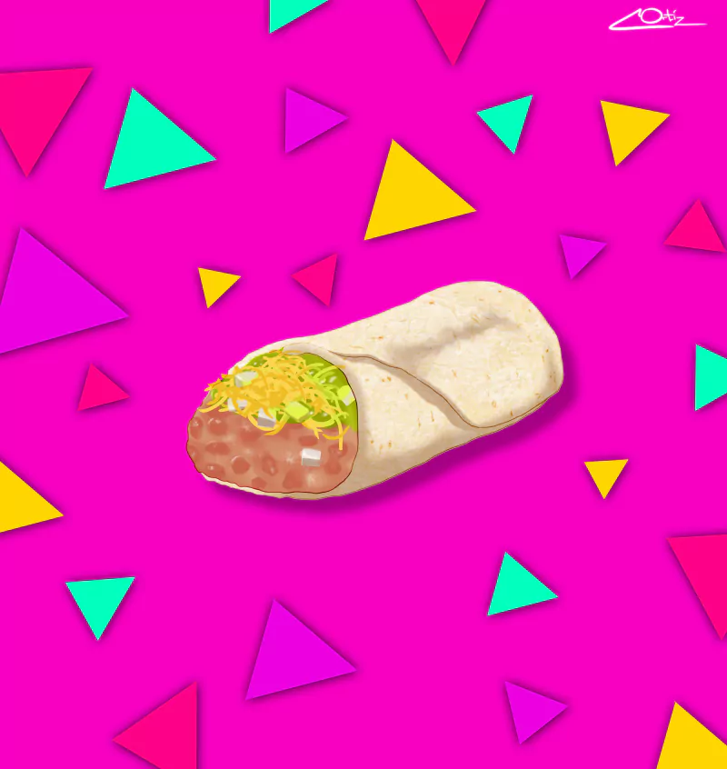  Taco Bell Bean and cheese Burrito by Carlos Ortiz