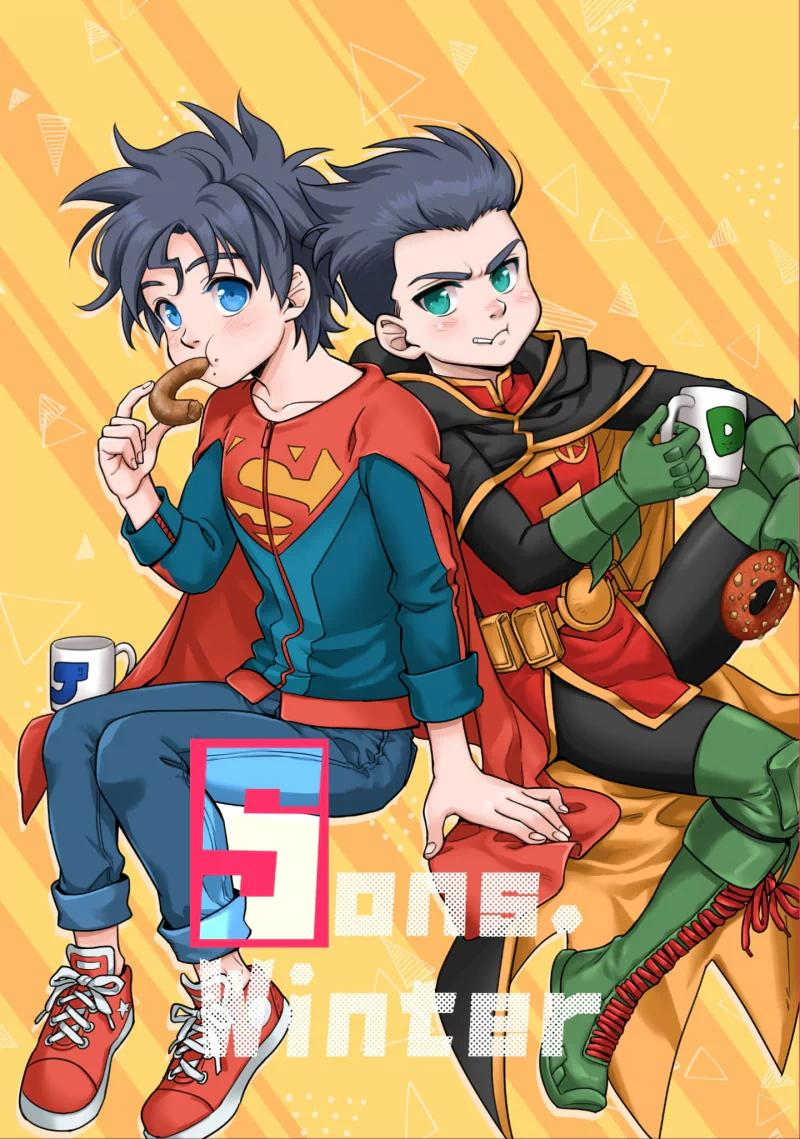 Robin (DC Comics) Damian Wayne Superboy Jon Kent Comic Super-Sons Image