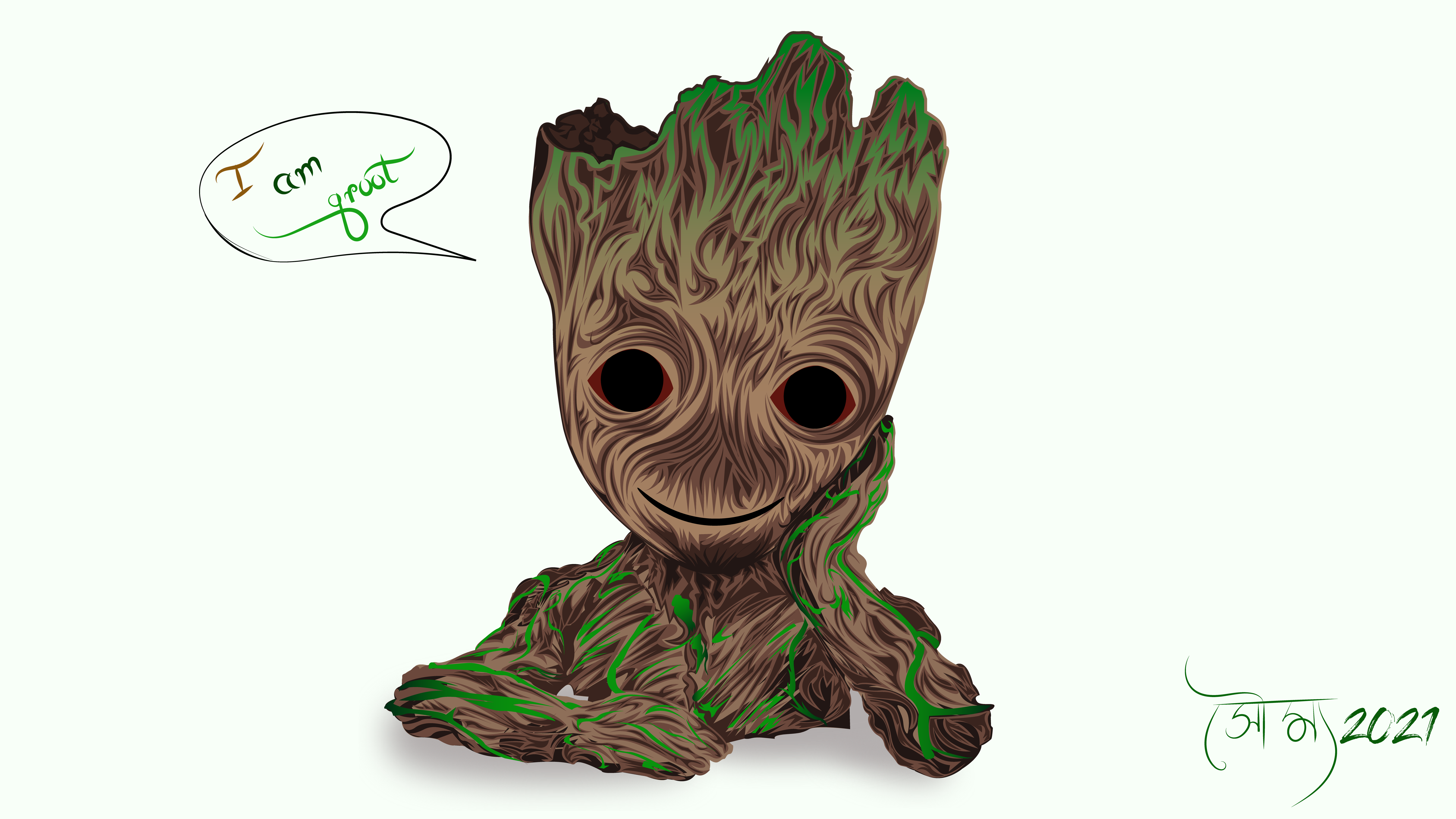 The Baby Groot by IND_s0uL_141