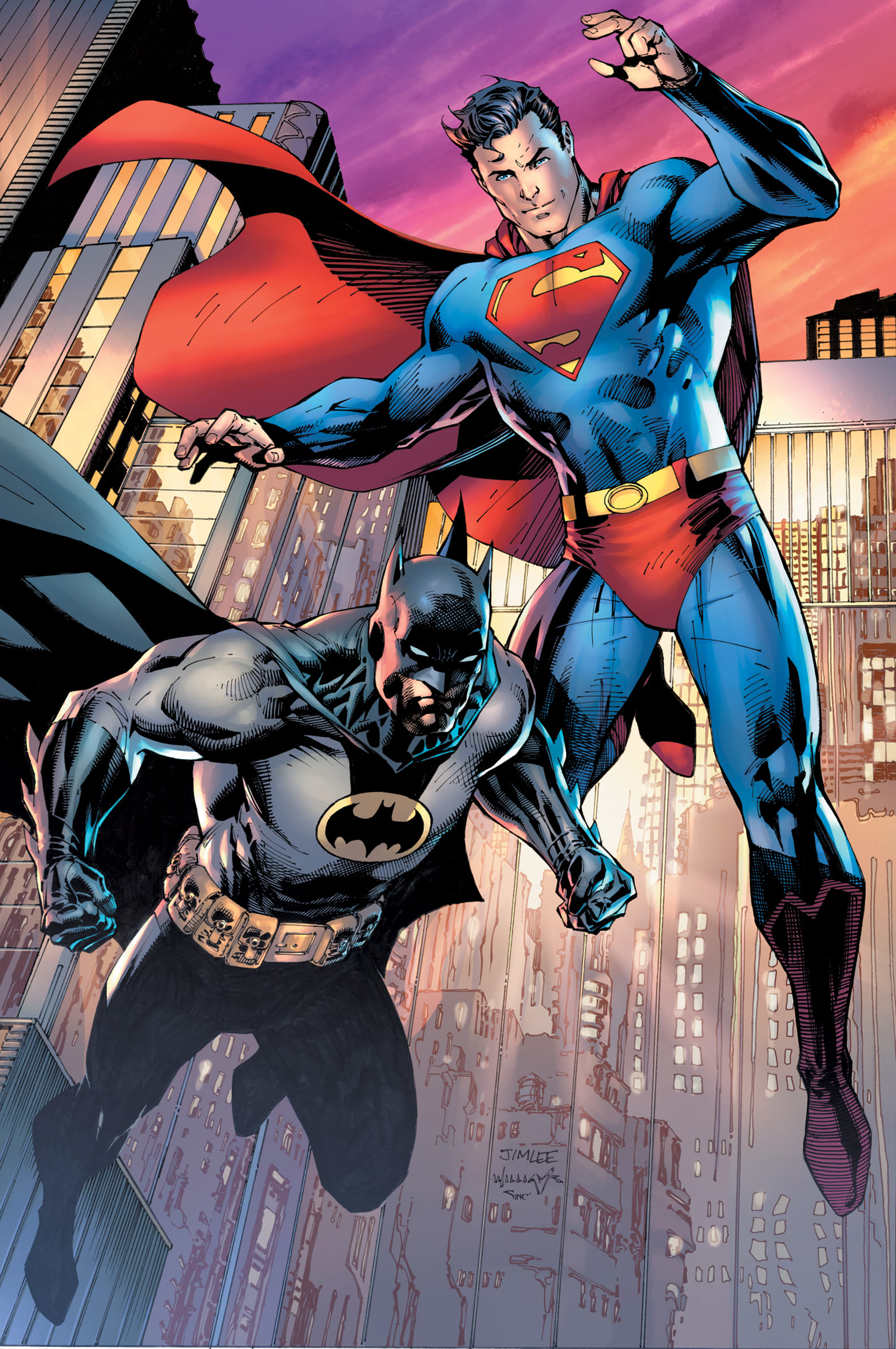 Batman/Superman: World's Finest Art by Jim Lee