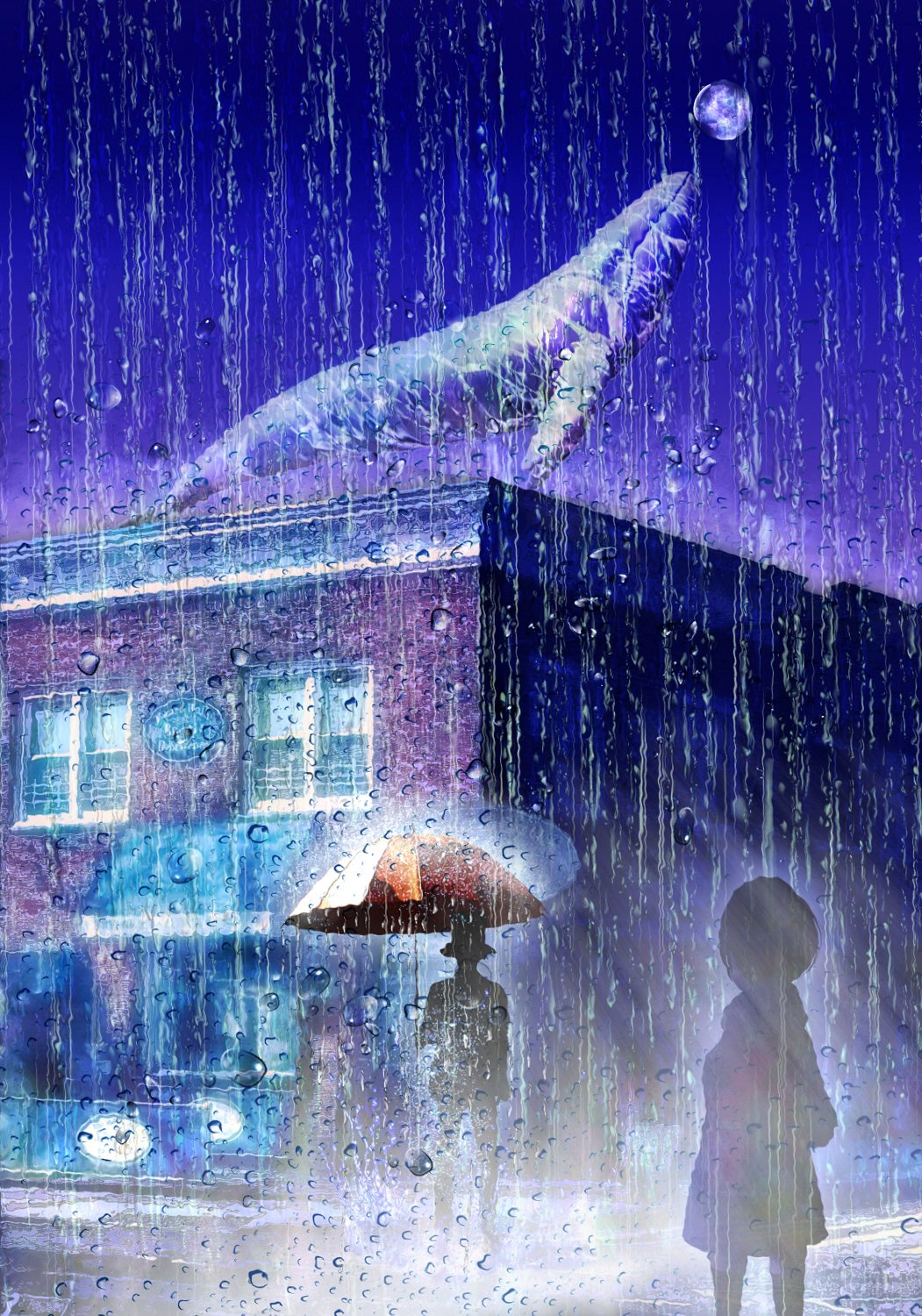 Download Anime Rain Rain Anime Art