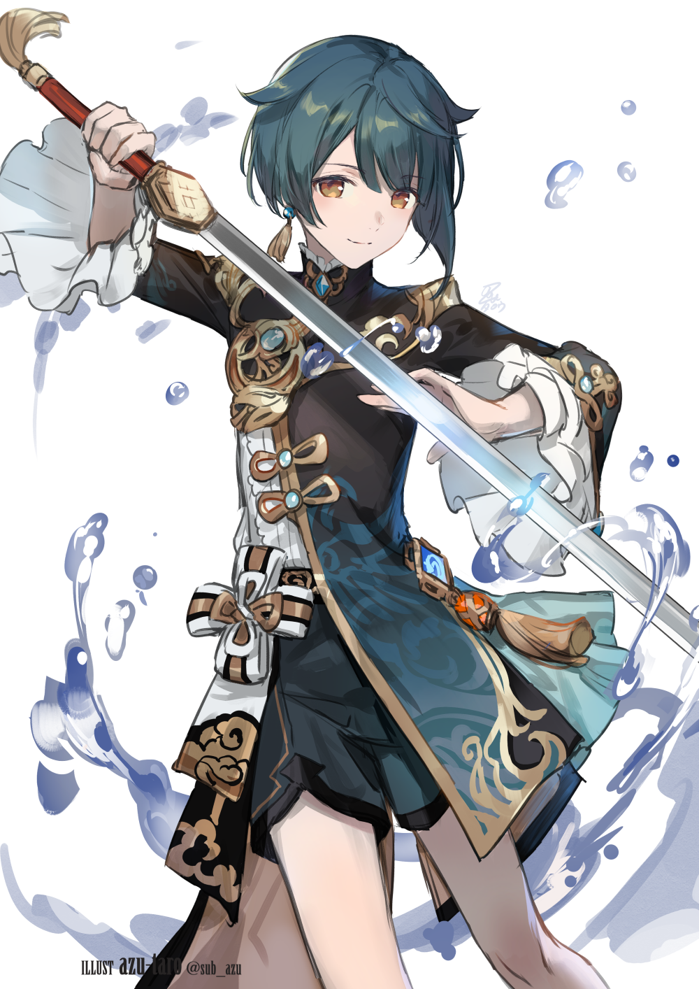 Download Xingqiu (Genshin Impact) Video Game Genshin Impact Art