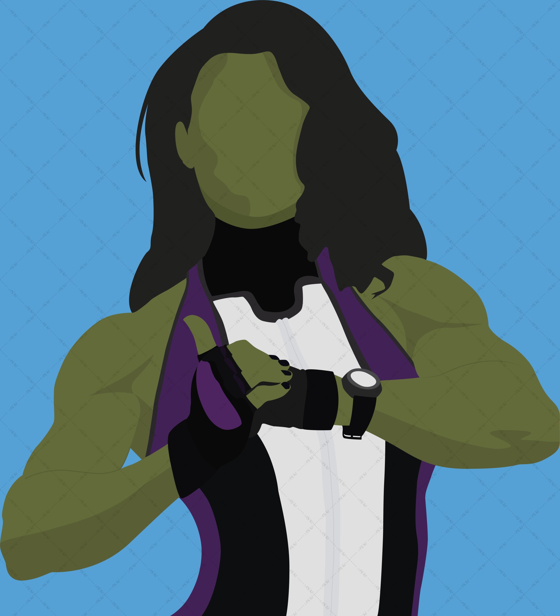 Download Marvel Girl She-Hulk Art