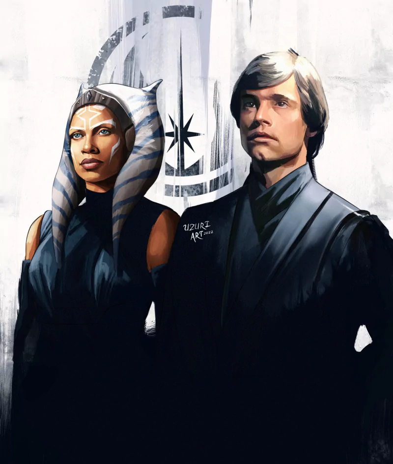 Luke Skywalker Ahsoka Tano TV Show The Book of Boba Fett Image