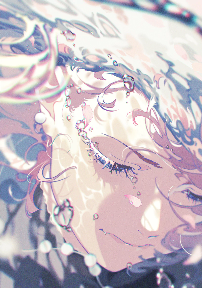 tears Anime girl anime girl Image