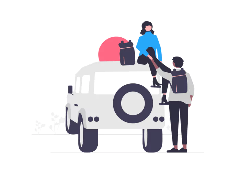 vehicle Travel artistic people Image