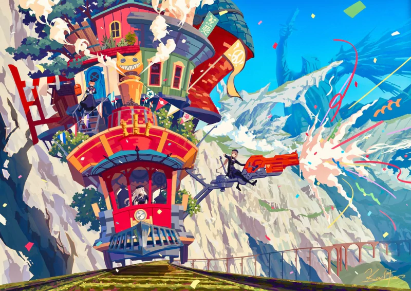  Ceremonial Fireworks Artillery by Kaitan