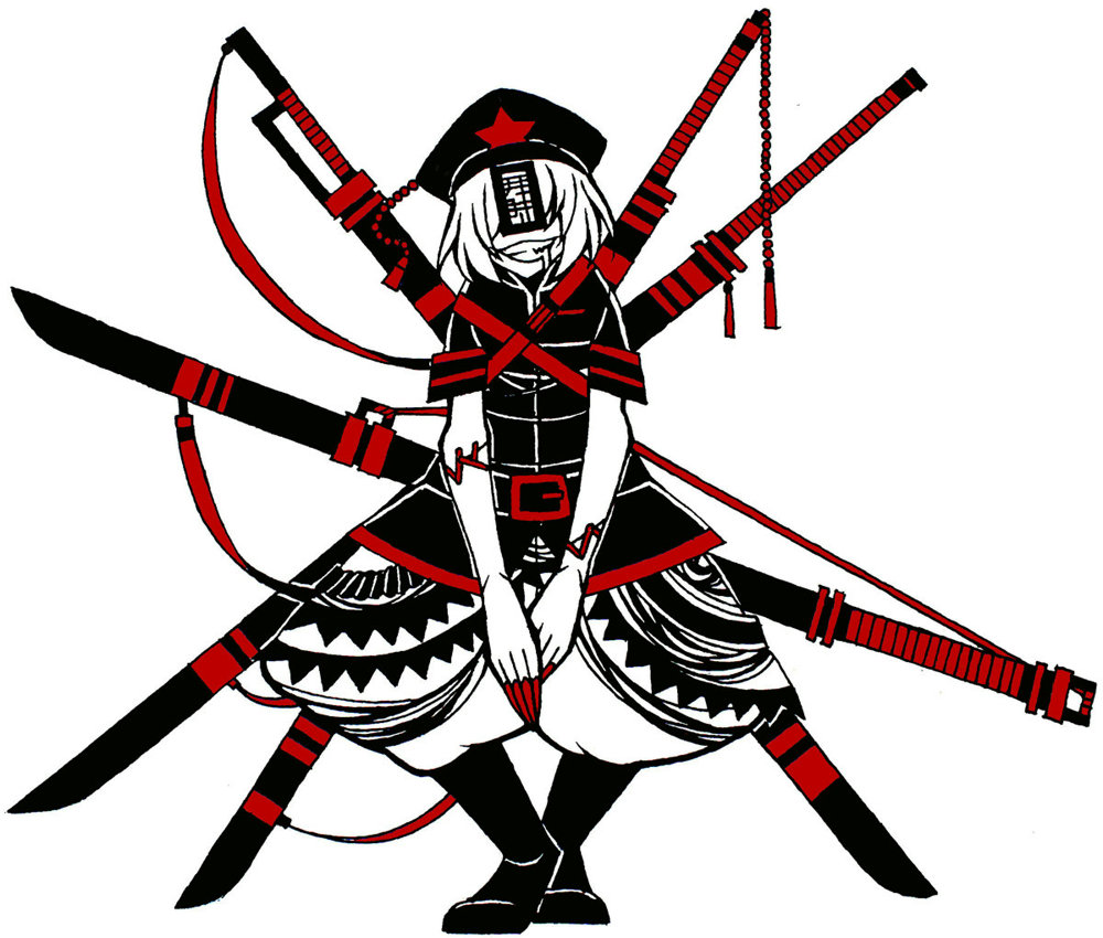 Anime Touhou Art by 火夜子