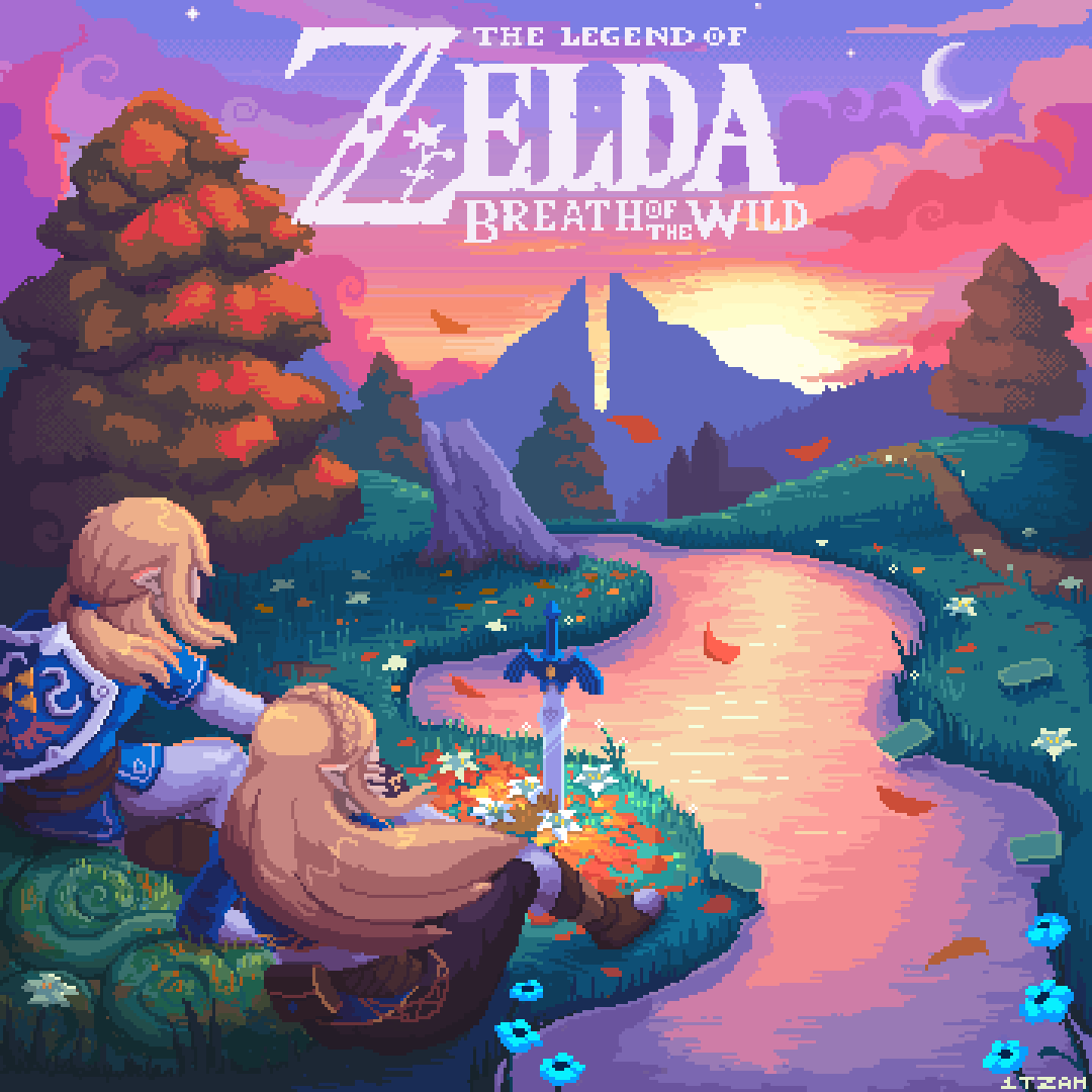Zelda BotW Pixel Art by ITZAH