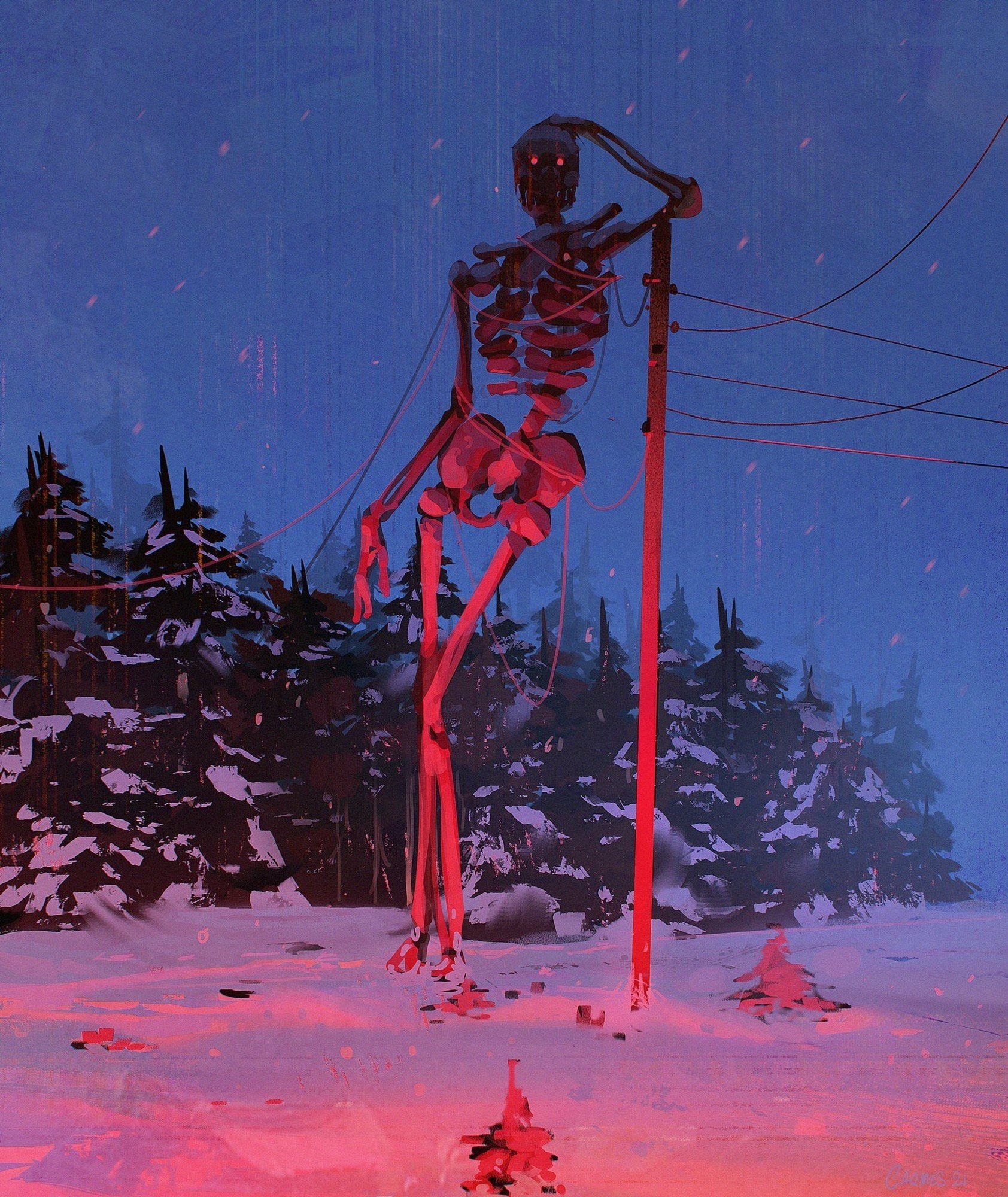 Download Dark Skeleton Art