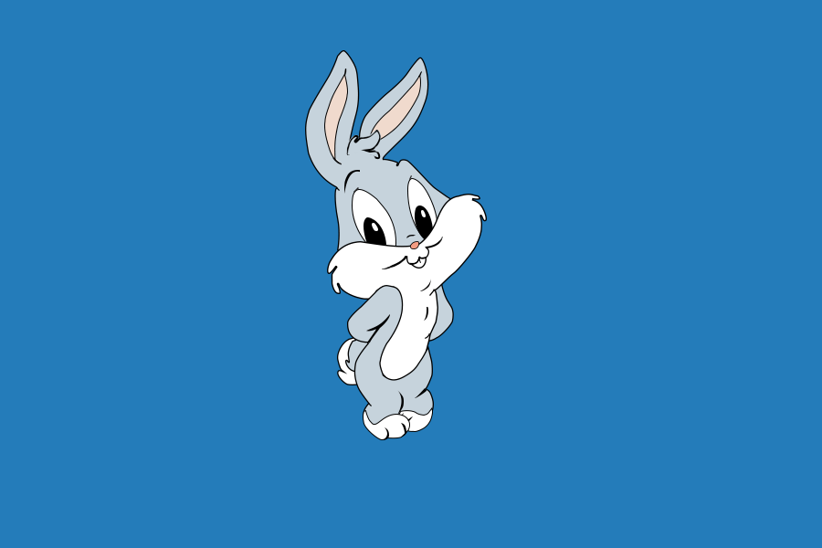 Download Blue Blue Theme Bugs Bunny Vector Artistic Cartoon Art by nexduke
