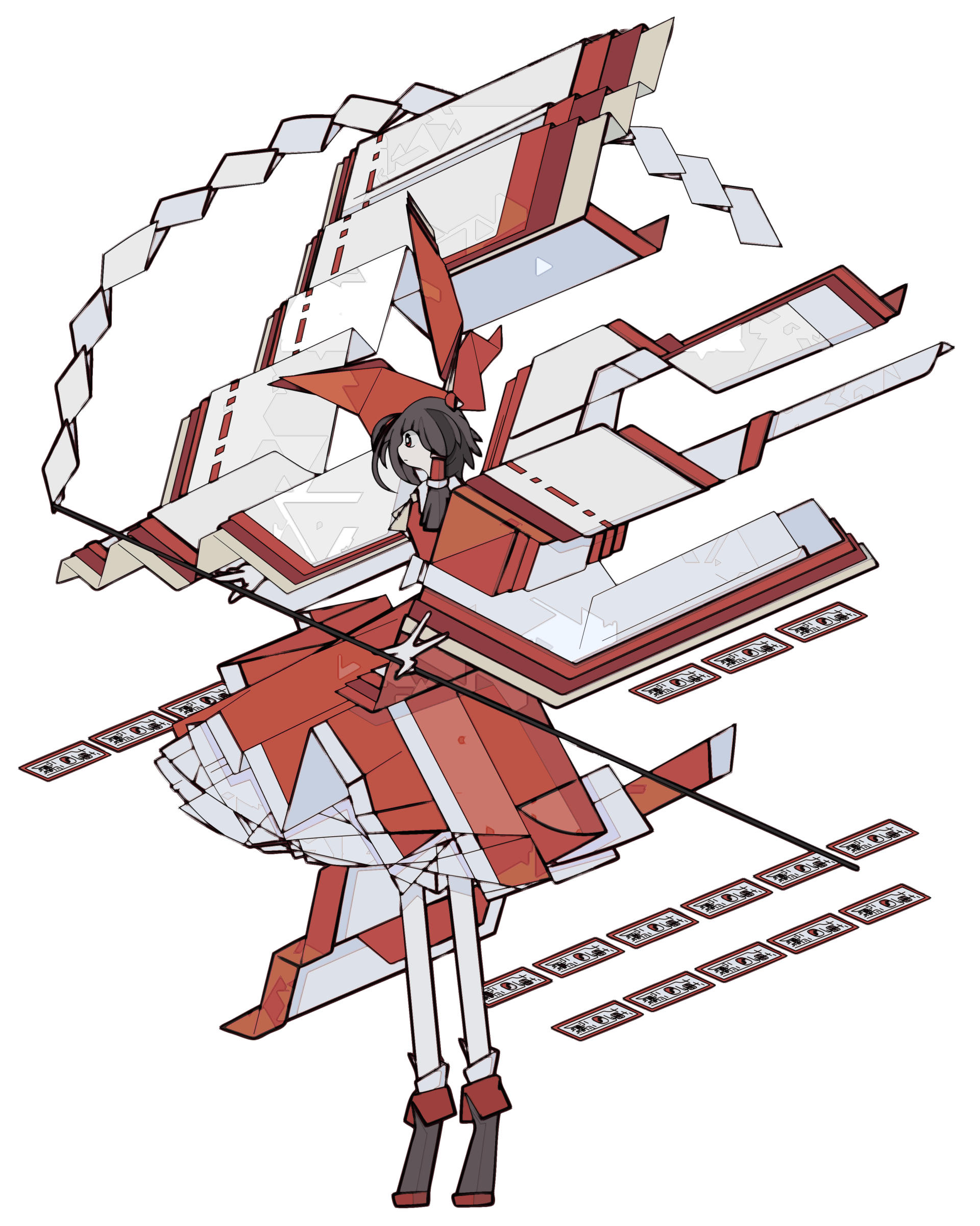 Download Reimu Hakurei Anime Touhou Art