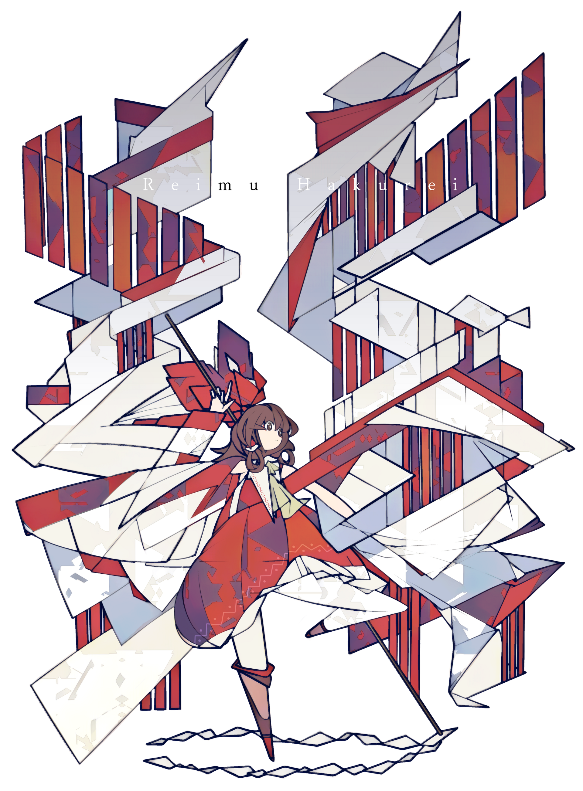 Download Reimu Hakurei Anime Touhou Art