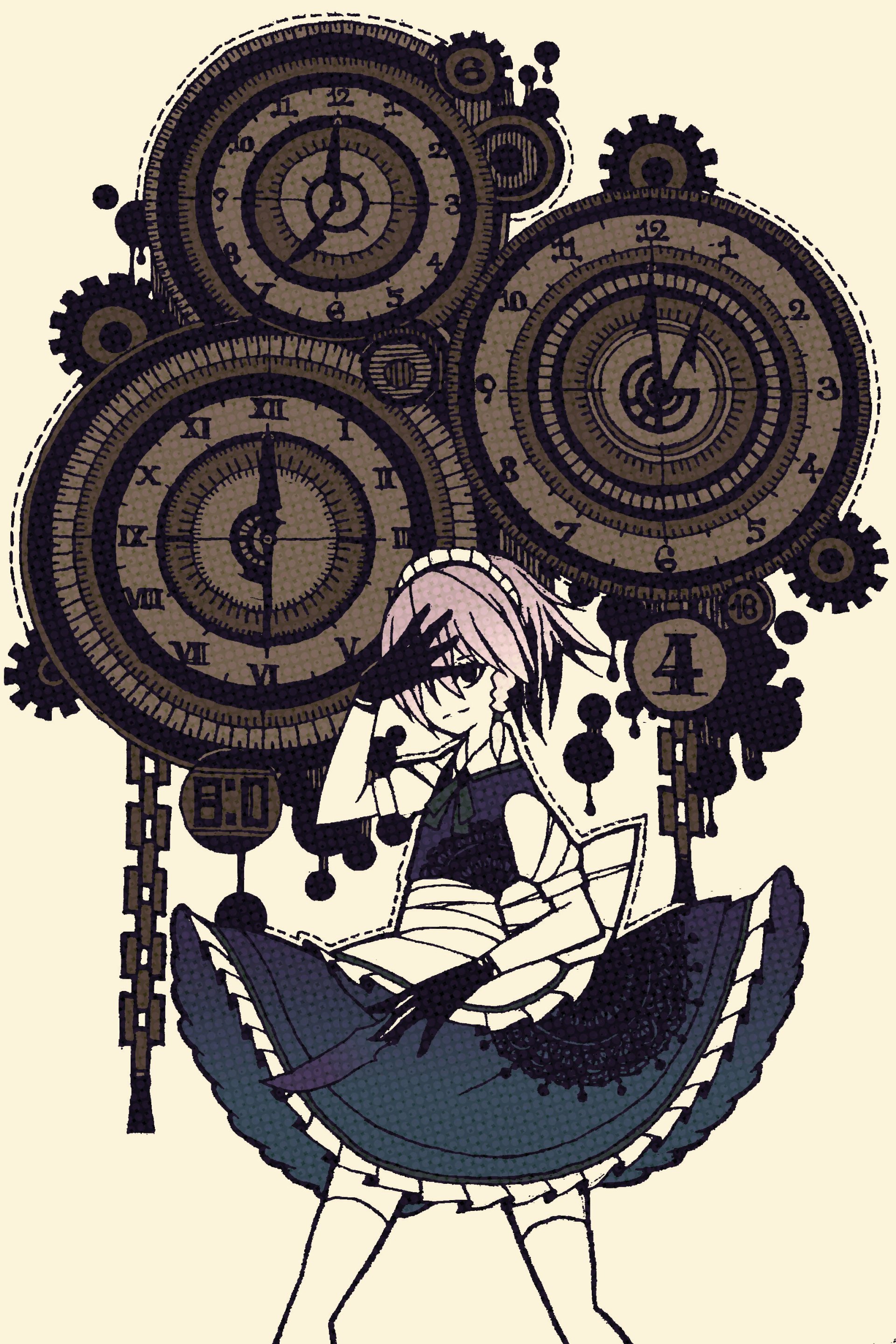 Download Sakuya Izayoi Anime Touhou Art