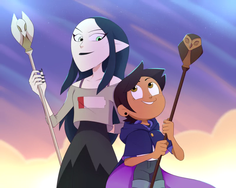 Luz Noceda Lilith Clawthorne TV Show The Owl House Image