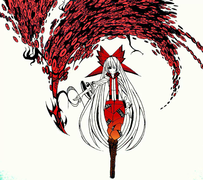 Fujiwara no Mokou Anime Touhou Image