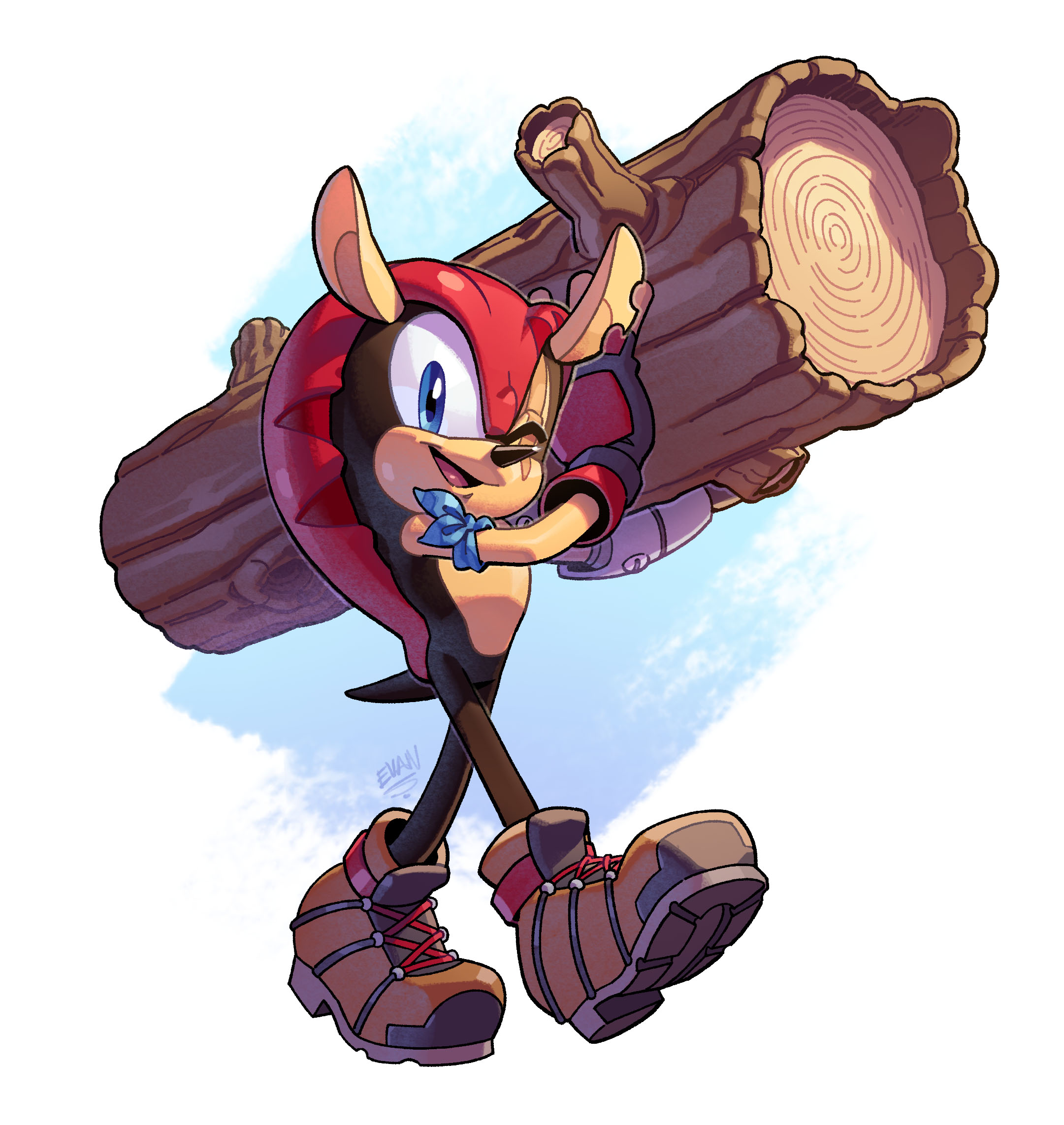 Sonic the Hedgehog Art by Evan Stanley
