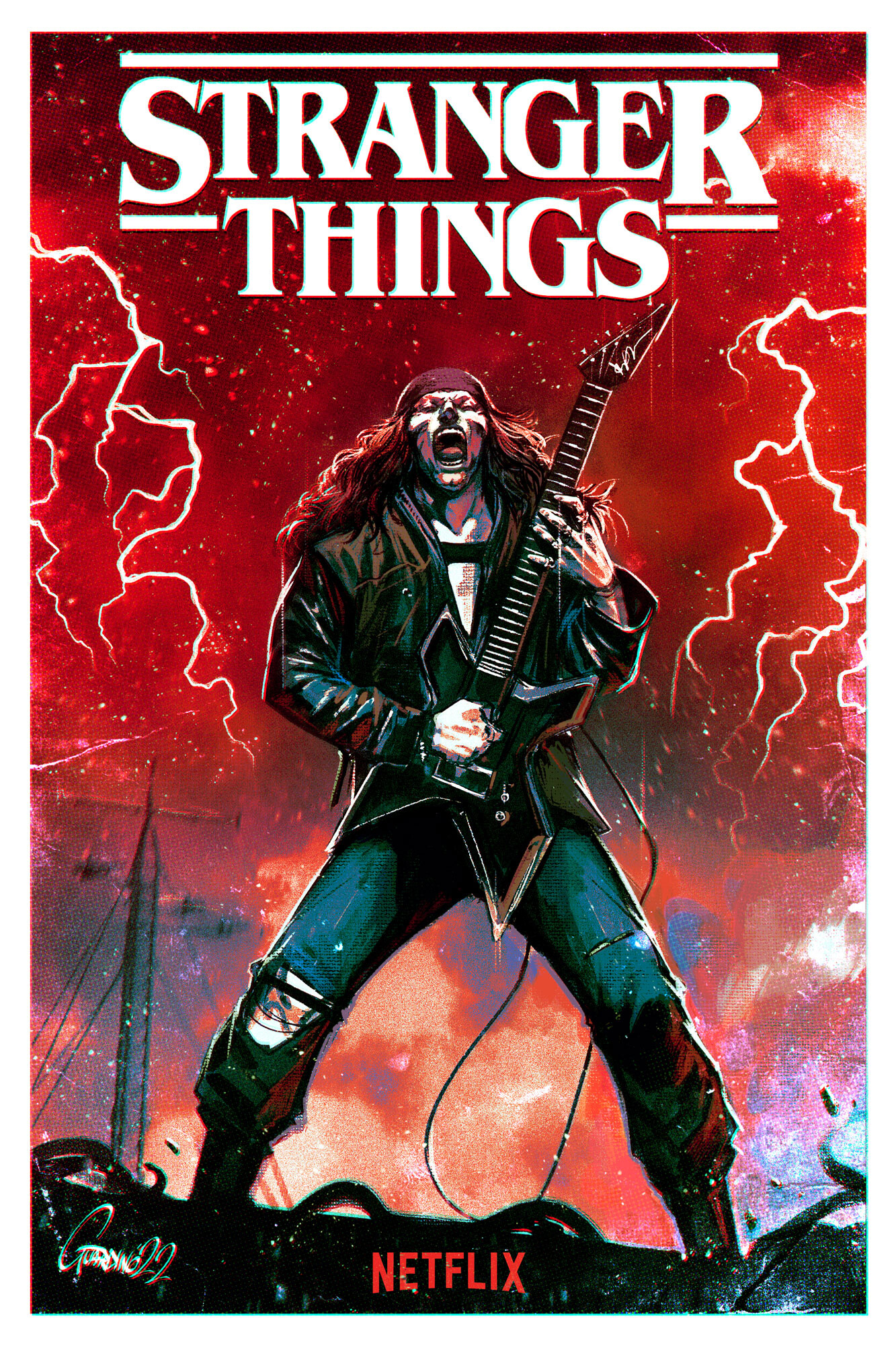 Stranger Things Art by Andrea Guardino