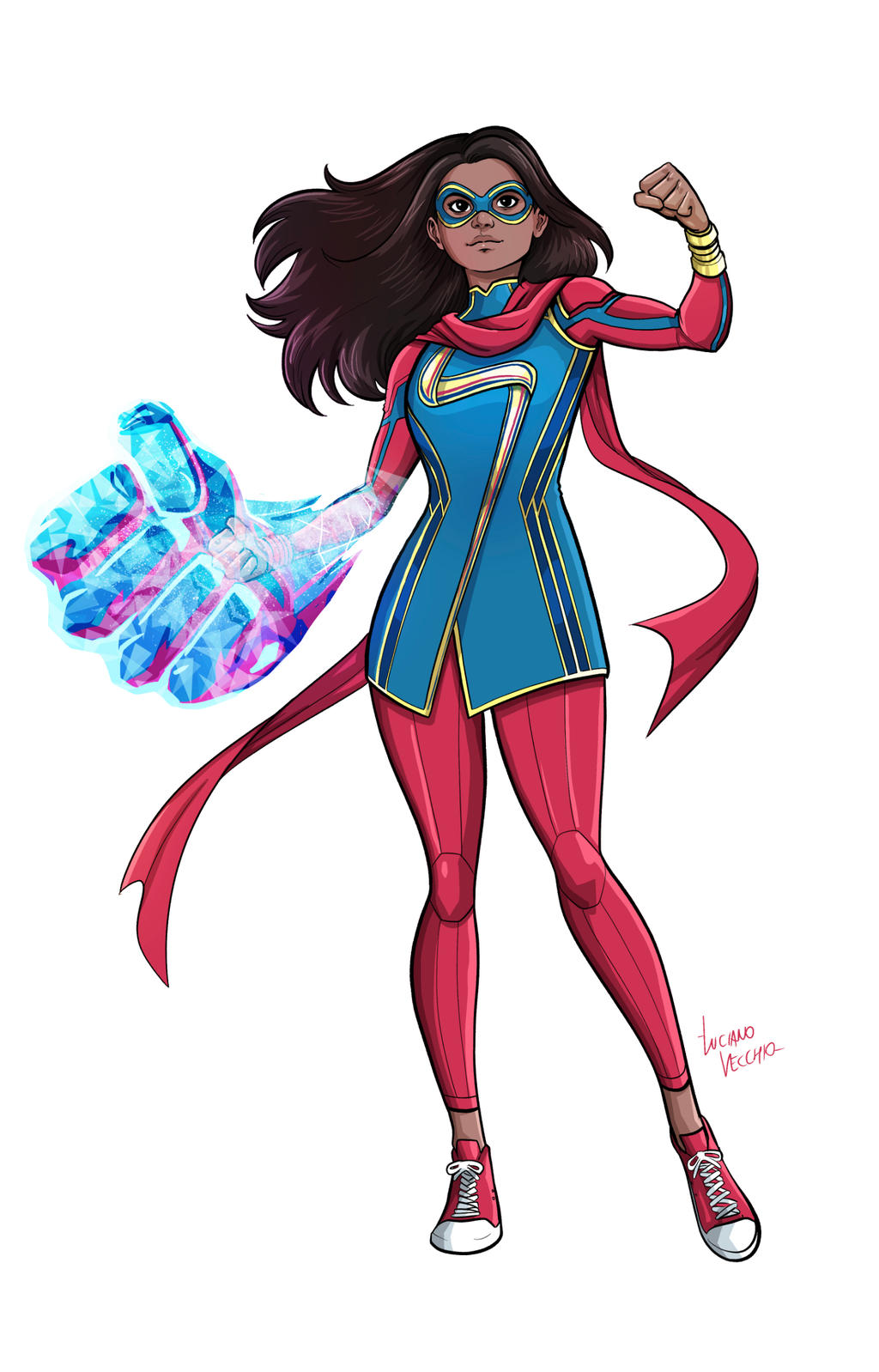 Ms. Marvel Art by lucianovecchio