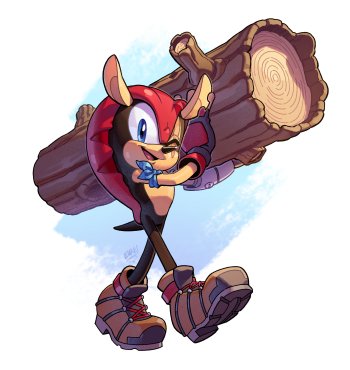 Mighty the armadillo fanart