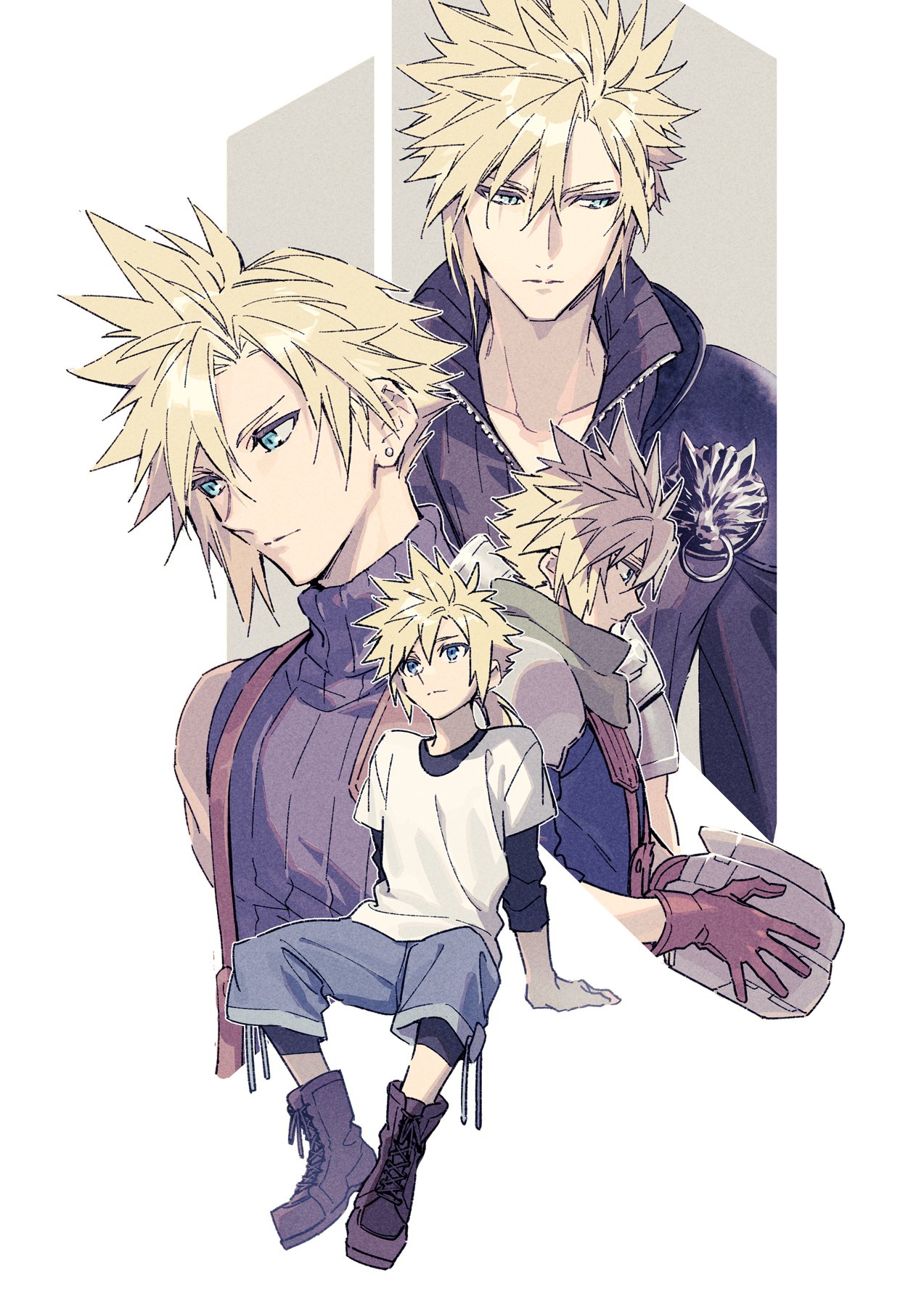 Download Cloud Strife Video Game Final Fantasy VII Remake Art