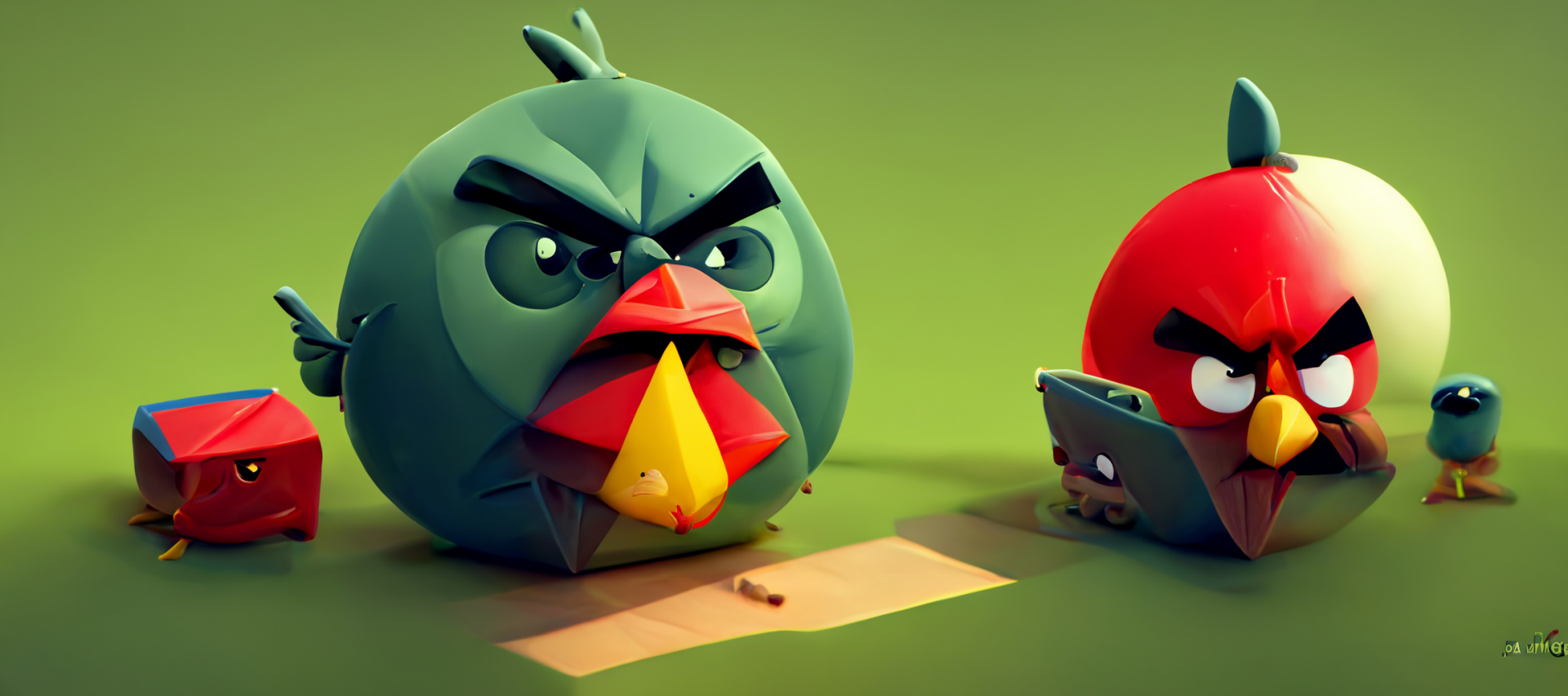Angry Birds Playing by hamzablogger