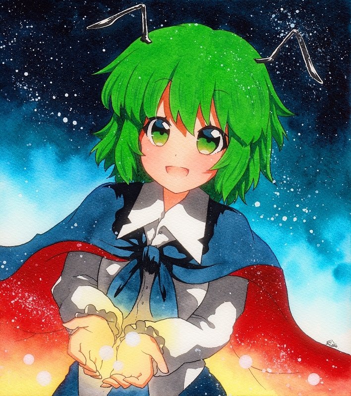 Download Wriggle Nightbug Anime Touhou Art