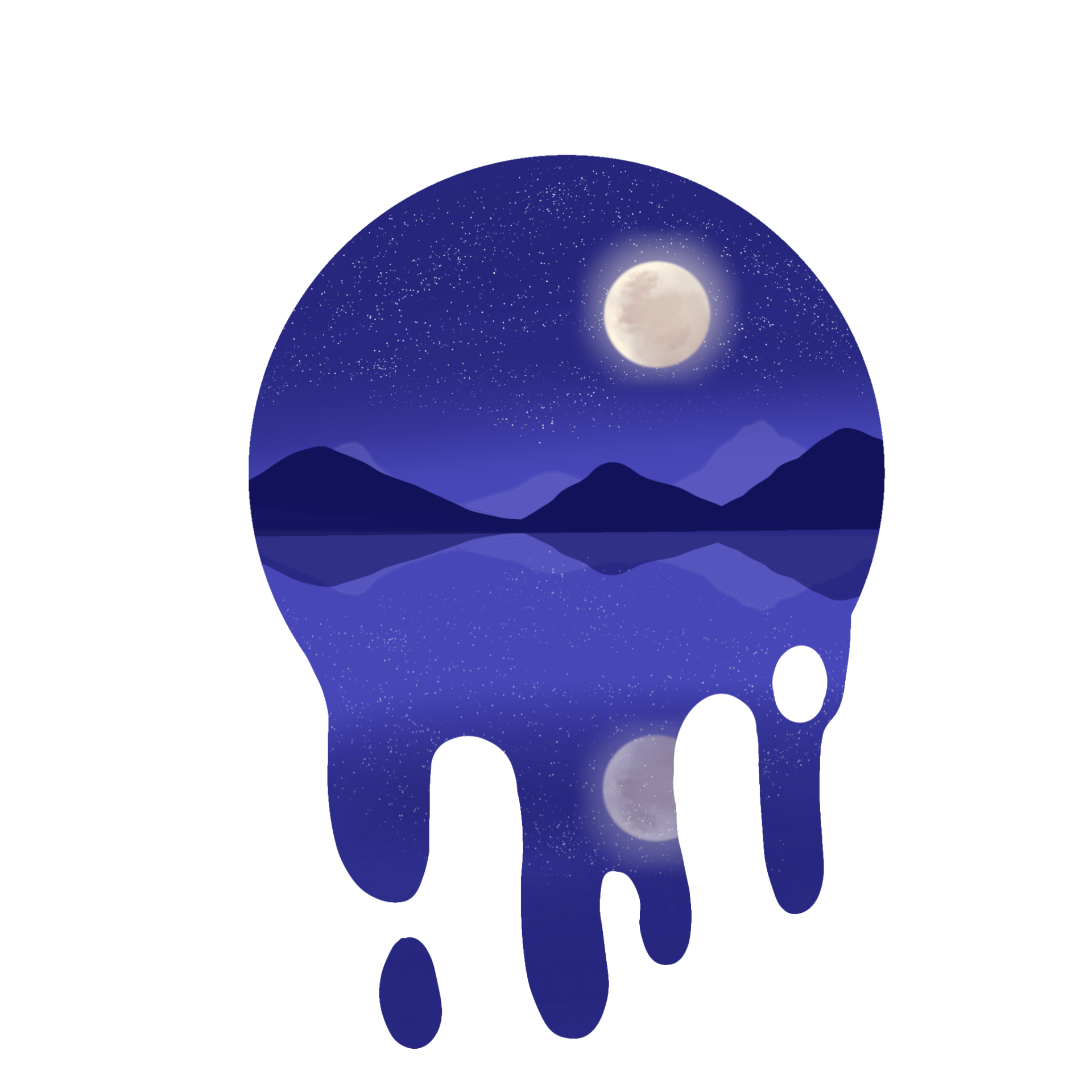 Melting Night by Digital Art