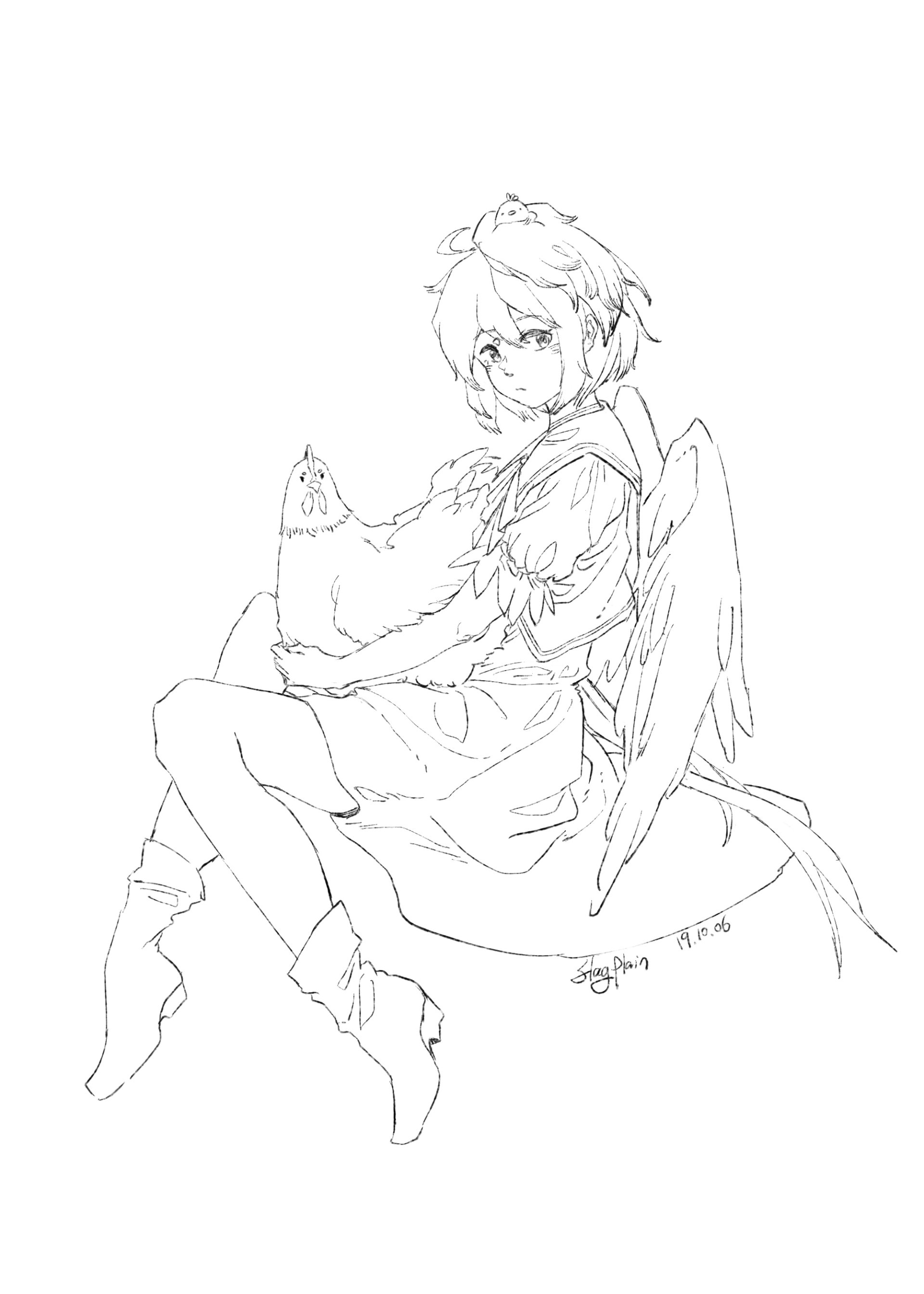 Download Niwatari Kutaka Anime Touhou Art