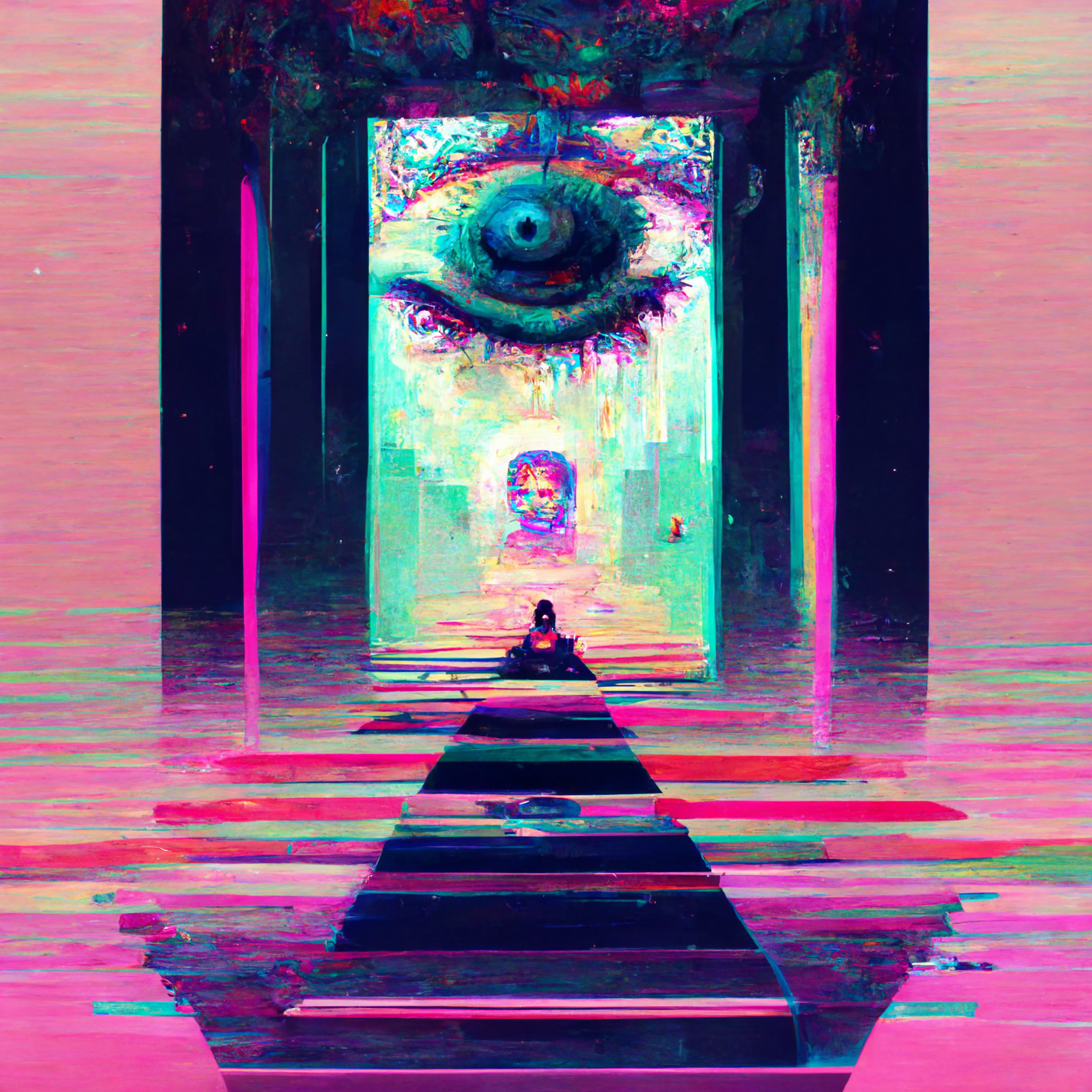 Glitched Out Third Eye Pixelization by hamzablogger
