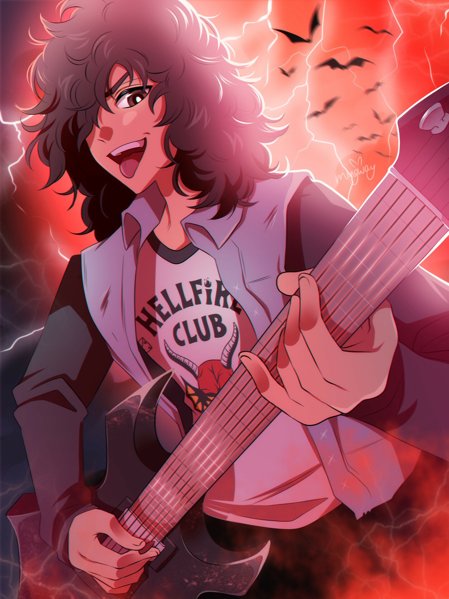 Download Eddie Munson TV Show Stranger Things Art