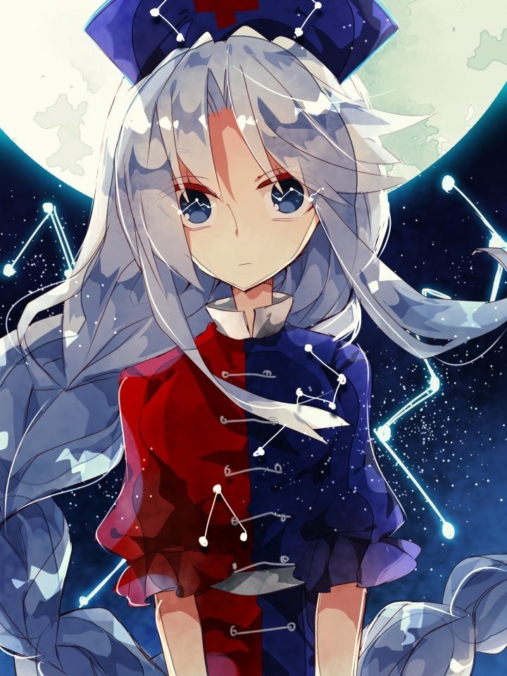 Download Eirin Yagokoro Anime Touhou Art