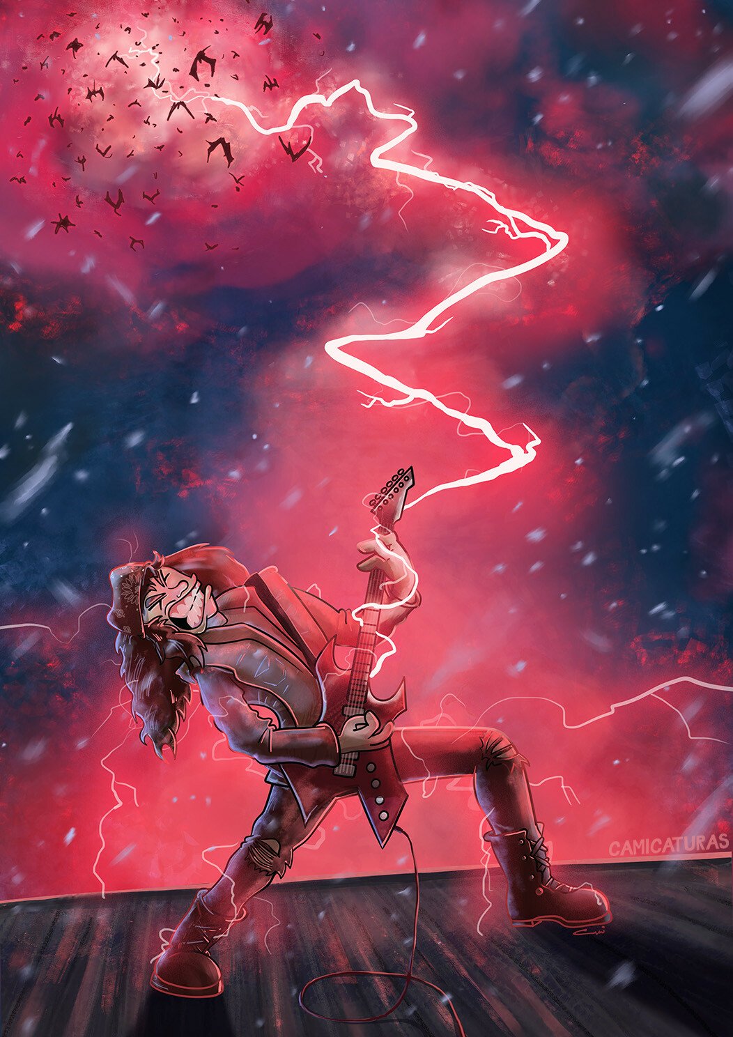 Download Eddie Munson TV Show Stranger Things Art