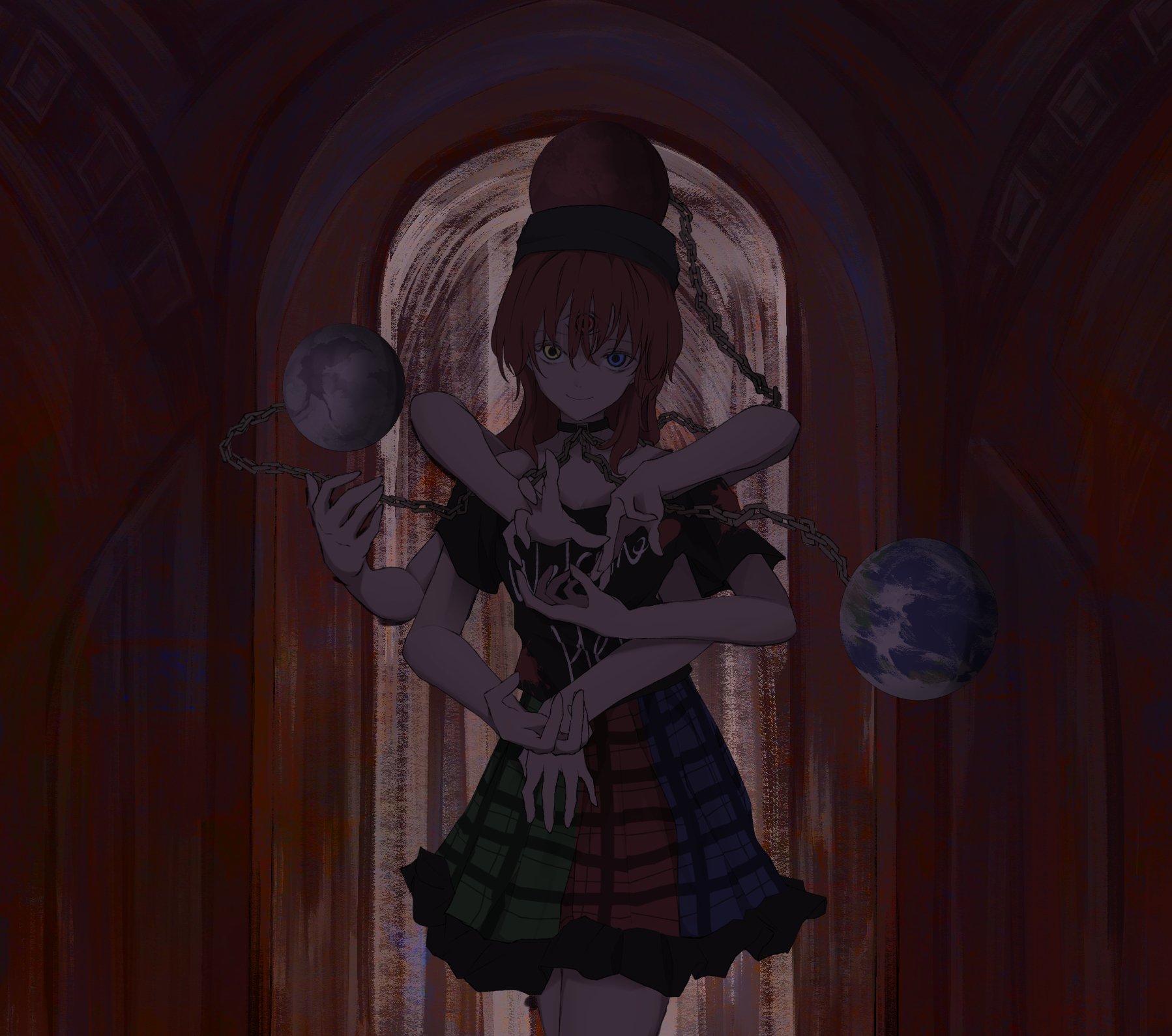 Download Hecatia Lapislazuli Anime Touhou Art