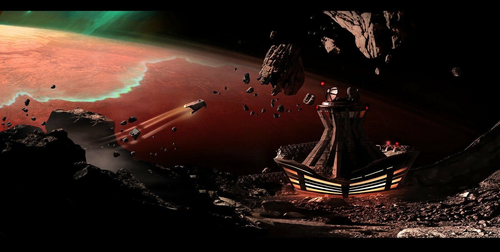 Download Sci Fi Asteroid Art