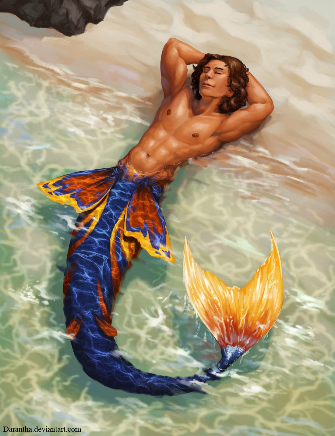 Download Merman Fantasy Mermaid Art