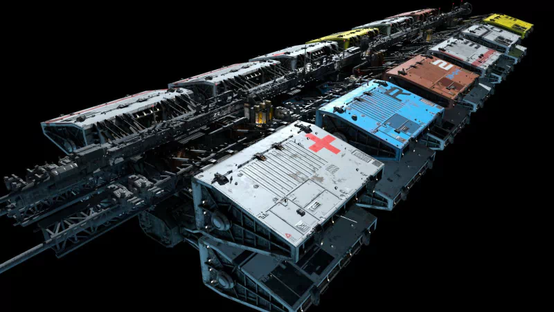  El Camino Cargo Spaceship by Jaime Jasso