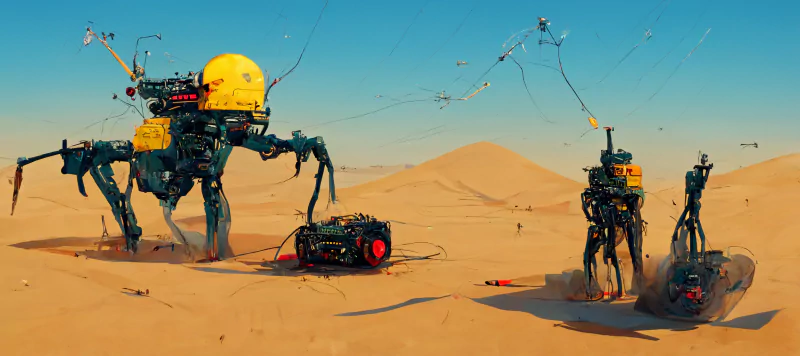  Robots in Desert