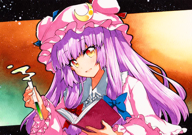 Patchouli Knowledge Anime Touhou Image