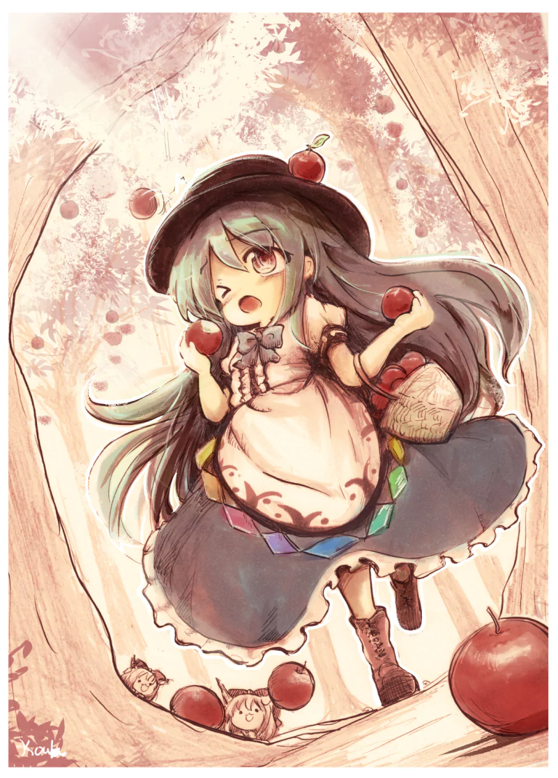 Tenshi Hinanawi Anime Touhou Image